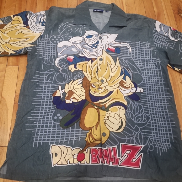 Vintage Dragonball Z silk shirt /anime - Picture 3 of 10